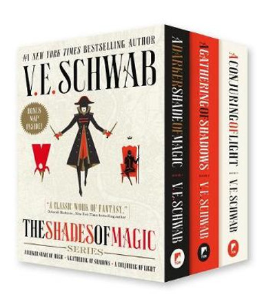 Shades of Magic Boxed Set: A Darker Shade of Magic, a Gathering of Shadows, a Conjuring of Light V E Schwab 9781250175205