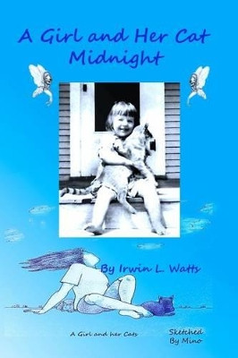 A Girl and Her Cat Midnight by Frances D Watts
