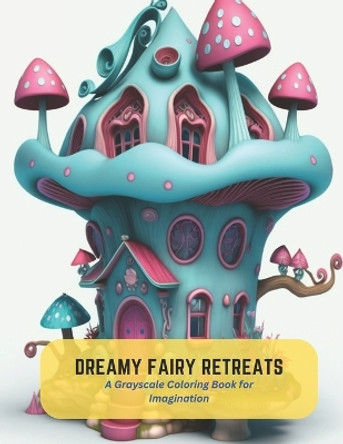 Dreamy Fairy Retreats: A Grayscale Coloring Book for Imagination Lee Wright 9798394737688