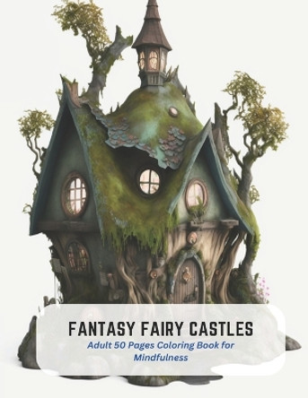 Fantasy Fairy Castles: Adult 50 Pages Coloring Book for Mindfulness Frankie Stone 9798394757013