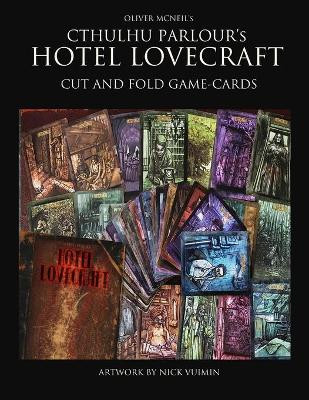 Cthulhu Parlour Hotel Lovecraft Cut and fold Game-Cards by Oliver Bruce McNeil