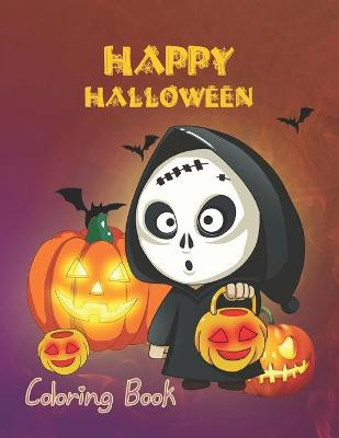 Happy Halloween Coloring Book by Guntram Nitta