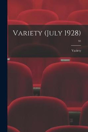 Variety (July 1928); 91 Variety 9781014742254