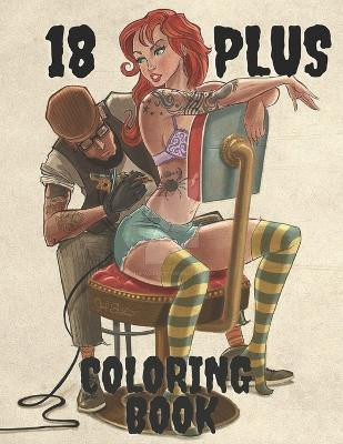 18 PLUS coloring book by Kartas Michigan