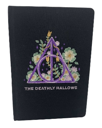 Harry Potter: Deathly Hallows Embroidered Journal  Insight Editions 9798886635850