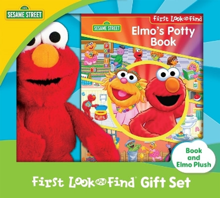 Sesame Street: Elmo's Potty Book First Look and Find Gift Set Book and Elmo Plush Pi Kids 9781503772441