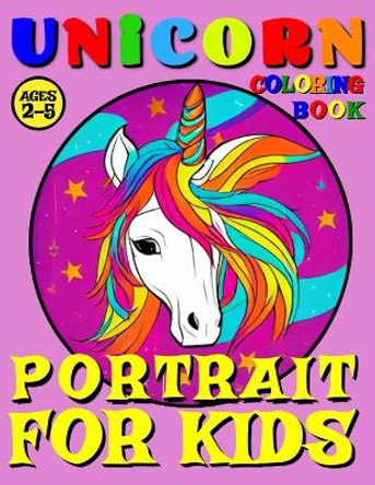 Unicorn Coloring Book for Kids - Portrait by Rosemary Backyard