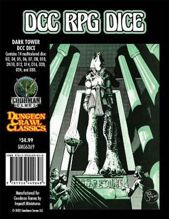 DCC RPG Dice: Dark Tower DCC Dice Bob Brinkman 9781956449983
