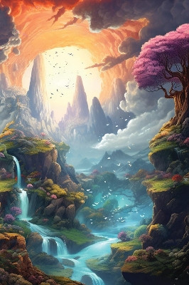 Magic Valley Hardback Journal by Alexandra Manfield