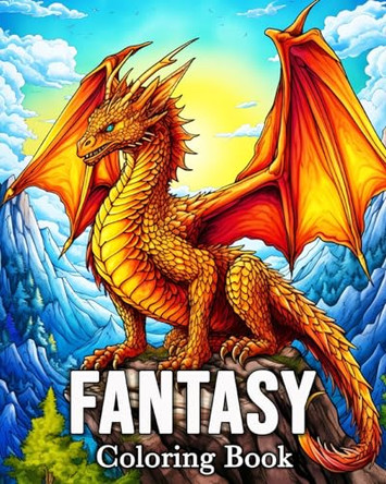 Fantasy Coloring book for Adults by Mandykfm Bb