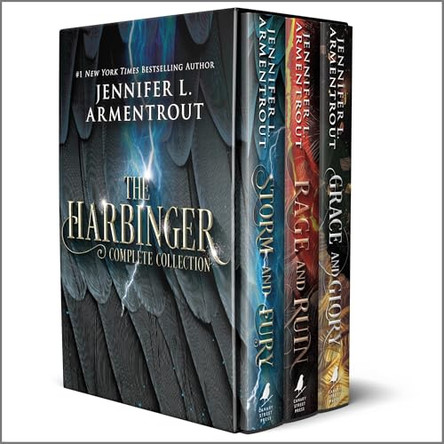 Jennifer Armentrout Harbinger Series Box Set: Storm and Fury, Rage and Ruin, Grace and Glory by Jennifer L Armentrout