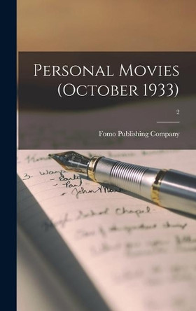 Personal Movies (October 1933); 2 Fomo Publishing Company 9781013871702