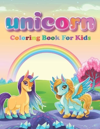 Unicorn Coloring Book For Kids by Blue Blend