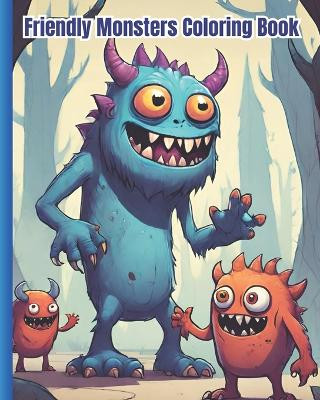 Friendly Monsters Coloring Book by Dana Nguyen