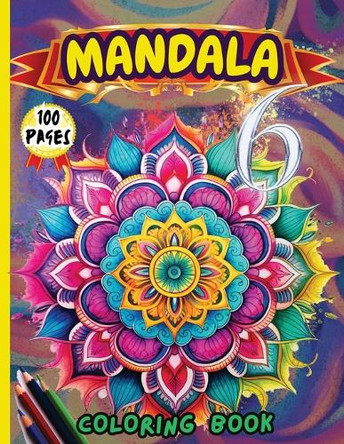 Mandala 6 Coloring Book by Peter