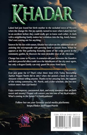 Khadar (Fated Dragon Daddies Book 3) by Pepper North