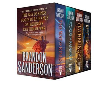 Stormlight Archives Hc Box Set 1-4: The Way of Kings, Words of Radiance, Oathbringer, Rhythm of War Brandon Sanderson 9781250826039