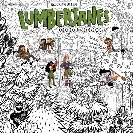 Lumberjanes Coloring Book Shannon Watters 9781684152094