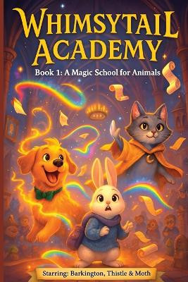 Whimsytail Academy - Book 1: Magical School for Animals Three Friends, One Chaotic Academy, and Magic That Never Goes as Planned Mayhem & Mischief aged 9 to 12 Great gift Idea Eleanor Ashford 9798292035725