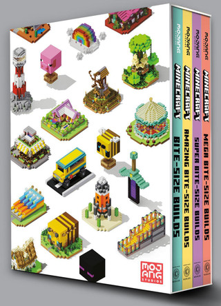 Minecraft: Bite-Size Builds Collection 4-Book Boxed Set: Minecraft: Bite Size-Builds, Minecraft: Amazing Bite-Size Builds, Minecraft: Super Bite-Size Builds, Minecraft: Mega Bite-Size Builds Mojang AB 9798217094516