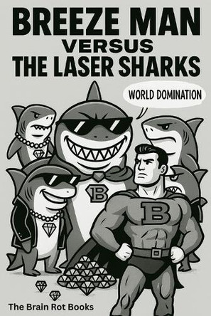 Breeze Man Versus the Laser Sharks: The Brain Rot Books Zubair Raymond Latib 9798289800497