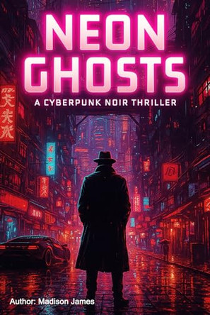 Neon Ghosts: A Cyberpunk Noir Thriller Madison James 9798288029363