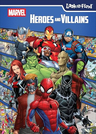 Marvel Heroes and Villains: Look and Find Pi Kids 9798765411919