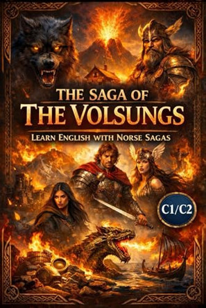 The Saga of the Volsungs - Advanced English Edition (C1/C2): A Mythic Norse Epic Retold for English Learners Build Vocabulary, Improve Fluency, and Master Reading Skills Elizabeth Snow 9798279133888