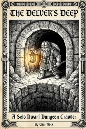 Deep Delving: A Solo Dwarf Dungeon Crawler Tim Mack 9798242522893