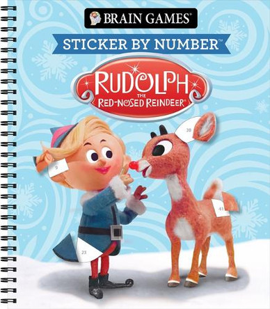 Brain Games - Sticker by Number: Rudolph the Red-Nosed Reindeer Publications International Ltd 9781639388264