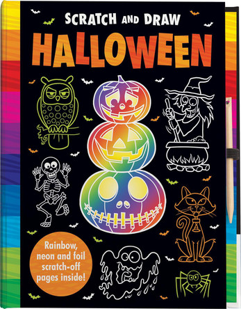 Scratch and Draw Halloween - Scratch Art Activity Book Arthur Over 9781789586718