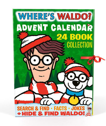 Where's Waldo? Advent Calendar 24-Book Collection: (A Christmas Countdown with 24 Minibooks, Holiday Activities, Jokes, and Family Fun for Kids Ages 5-9) Martin Handford 9781536251999