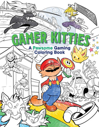 Gamer Kitties Coloring: A Pawsome Gaming Coloring Book Insight Editions 9798337402581