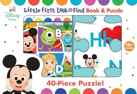 Little My First Look & Find Shaped Puzzle Disney Baby P I Kids 9781503755888