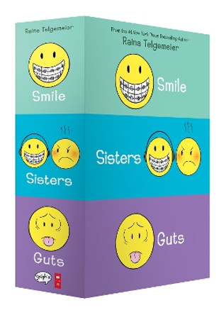 Smile/Sisters/Guts Box Set Raina Telgemeier 9781338599459