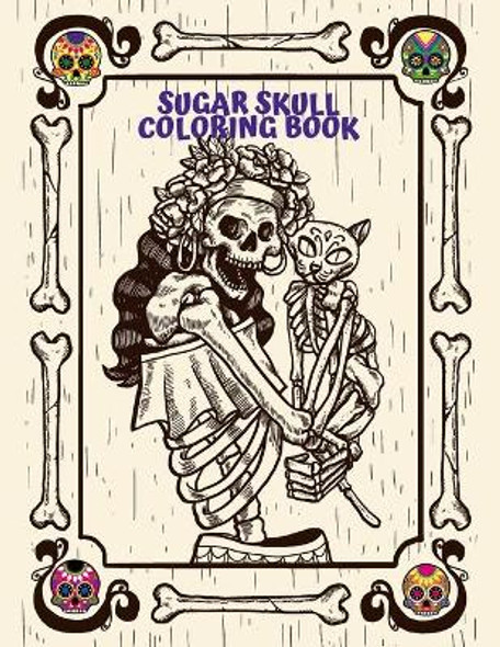 7 Skull: Adult Coloring Books: Stress Relieving Patterns: Day of the Dead,  Dia De Los Muertos Coloring Pages, Sugar Skull Art Coloring Books Adult  Coloring Book John Daniel 9781539092322 