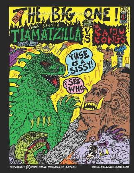 Tiamatzilla vs the Kaiju Kongs graphic novel by Omar Sayyah