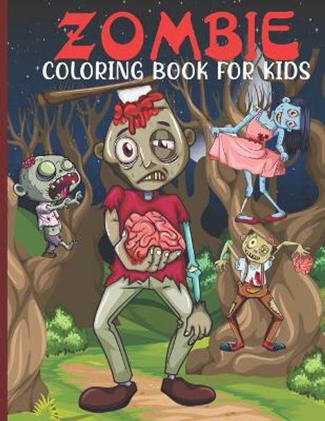 Zombie Coloring Book For Kids by Book House, Sr