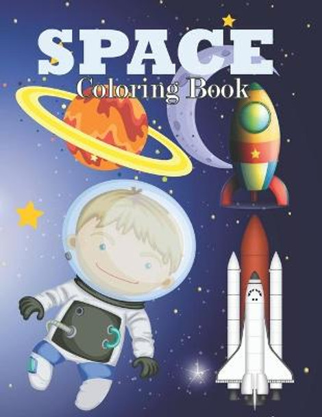 Space Coloring Book: Wonderful Space Coloring Book For Adults. A Stress Relieving Adult Coloring Book Manga Press 9798591488819