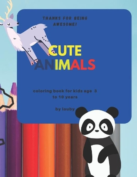 cute animals coloring book for kids by Louby Edition cute animals coloring book for kids by Louby Edition