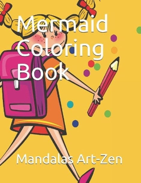 Mermaid Coloring Book Mandalas Art-Zen 9798722481764