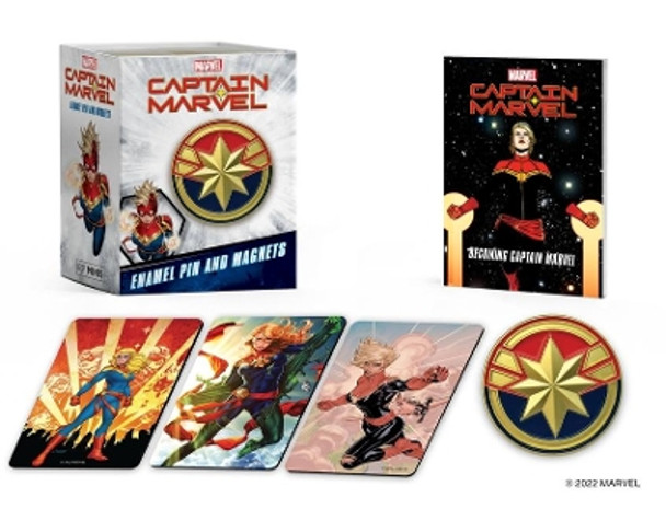Marvel: Captain Marvel Enamel Pin and Magnets Robert K Elder 9780762479993