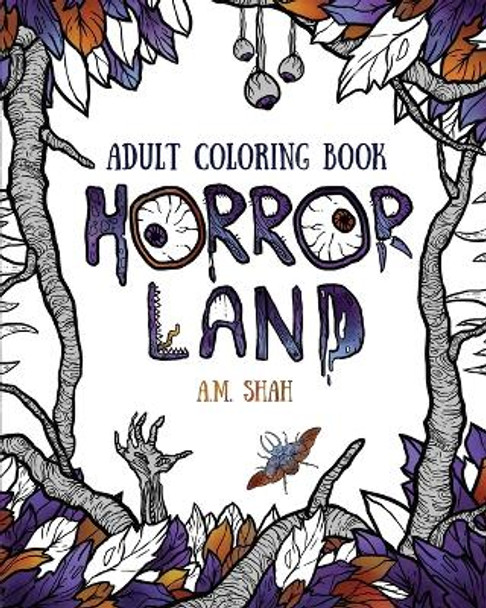Adult coloring book by A M Shah