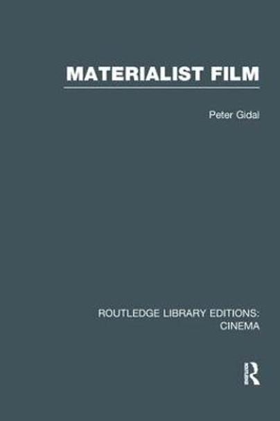Materialist Film Peter Gidal 9781138995703