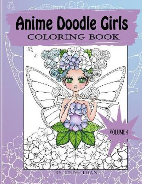 Anime Doodle Girls: coloring book Jenny Luan 9781946528100