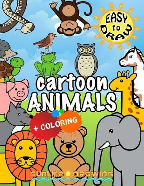 EASY to DRAW Cartoon Animals by Sunlife Drawing