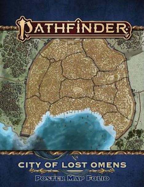 Pathfinder Lost Omens: City of Lost Omens Poster Map Folio (P2) Paizo Staff 9781640782426