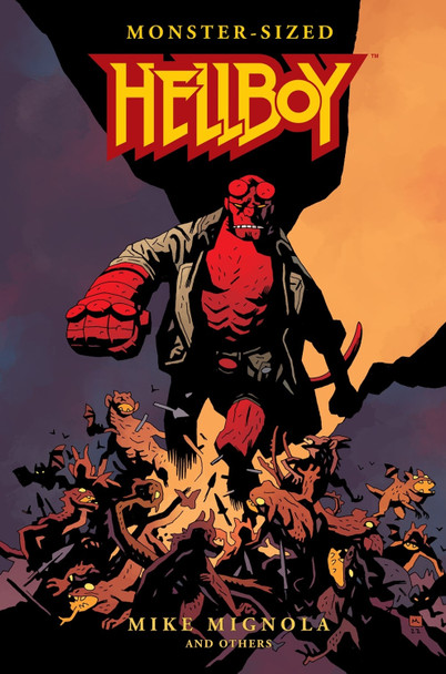 Monster-sized Hellboy by Mike Mignola