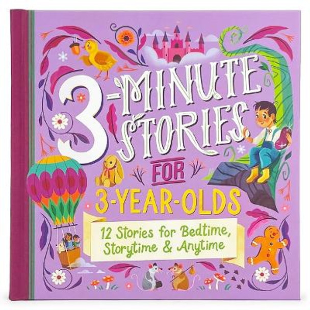 3-Minute Stories for 3-Year-Olds Cottage Door Press 9781646386550