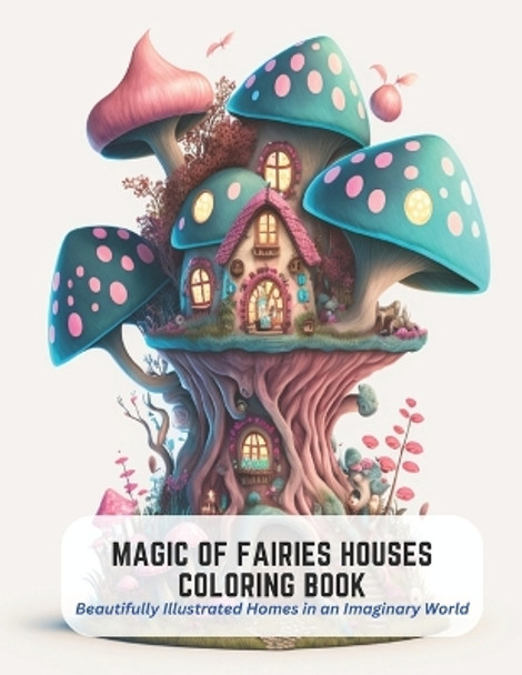 Magic of Fairies Houses Coloring Book: Beautifully Illustrated Homes in an Imaginary World Frances Harper 9798394727856